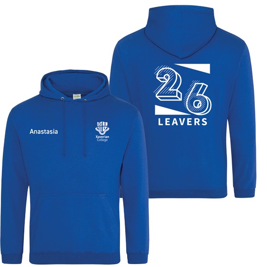 Xaverian College 2026 Hoodie - Personalised